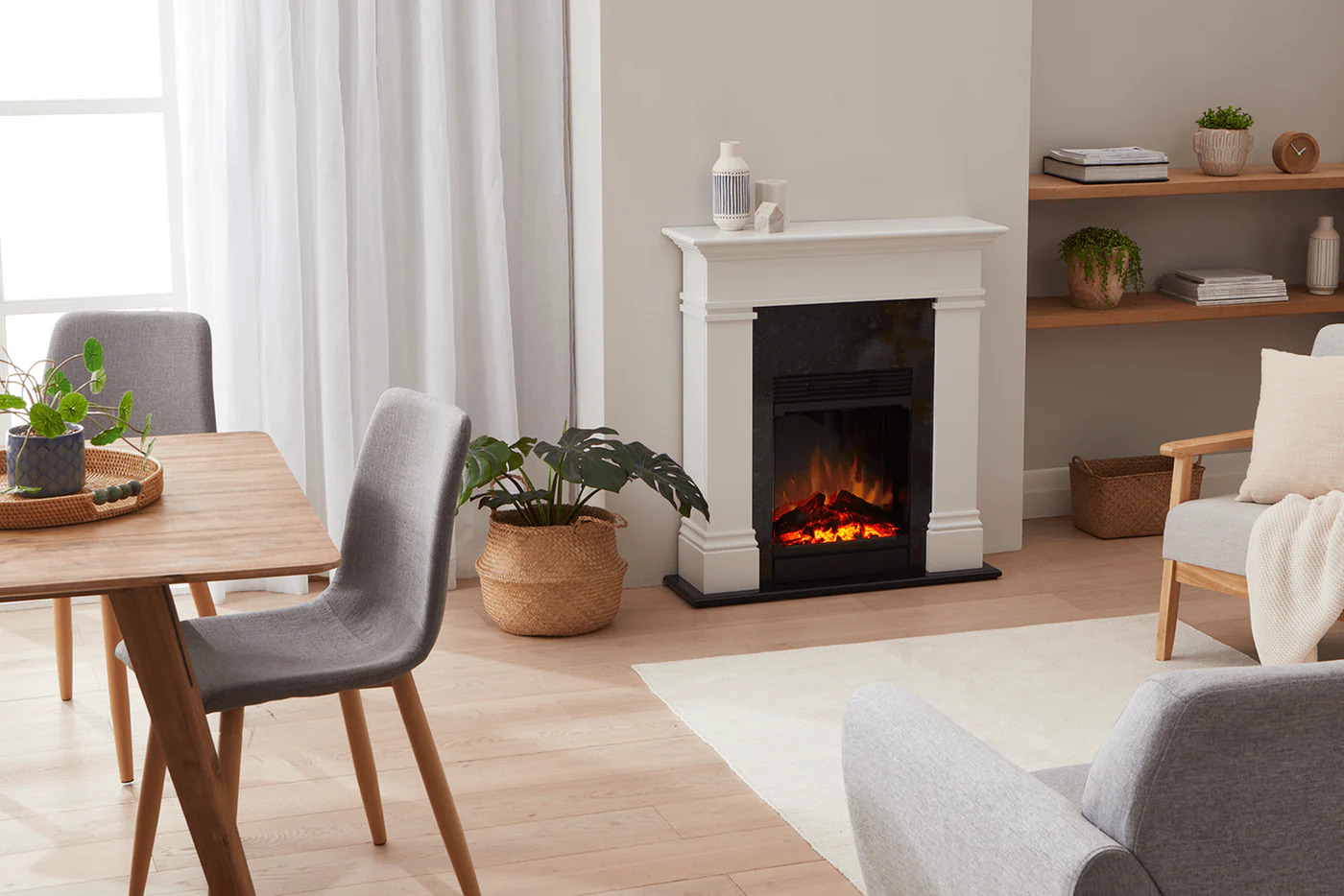 Dimplex Electric Firebox 1.5kW Taylor Mini Suite w/ LED White TYL15-AU - Image 3